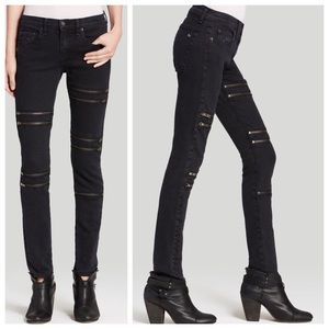 Rag & bone zipper jeans